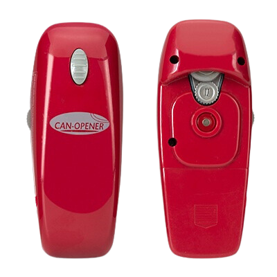 Hystrada Electric Can Opener - No Sharp Edge Handheld Can Opener - Battery Operated Can Opener - Easy One-Touch Operation Can Opener - Automatic Can